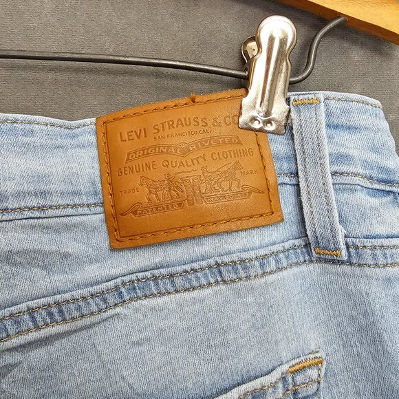 Levi's Premium Denim 721 Hi Rise Skinny Blue Denim Jeans Womens Size 31 A5-4 - Picture 6 of 8